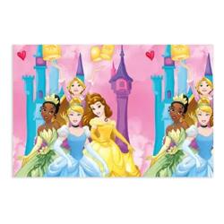 Disney Princess Temalı Plastik Masa Örtüsü 120x180cm - Partici