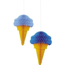 Dondurma Petek Süs Mavi 2li - Partici