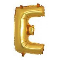 E Harf Folyo Balon Altın 40cm - Partici