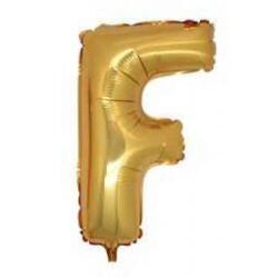 F Harf Folyo Balon Altın 40cm - Partici