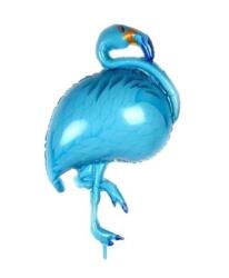 Flamingo Folyo Balon Mavi 105x51cm - Partici