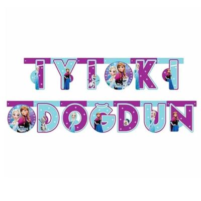 Frozen 2 İyi ki Doğdun Harf Banner - 1