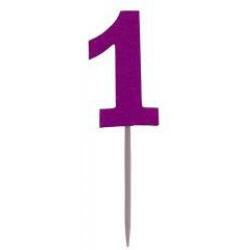 Fuşya 1 Rakam Kürdan 20'li - Partici