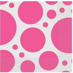 Şeker Pembe Karışık Puantiyeli Peçete 20'li - 