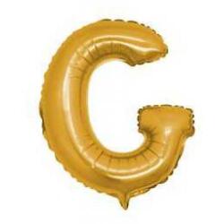 G Harf Folyo Balon Altın 40cm - Partici