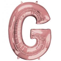 G Harf Folyo Balon Rose Gold 100cm - Partici