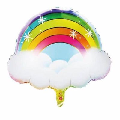 Gökkuşağı Bulut Folyo Balon 60cm - 1