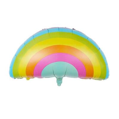 Gökkuşağı Makaron Folyo Balon - 1