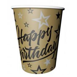 Golden Stars Karton Bardak 8'li - Partici