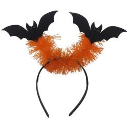 Halloween Yarasa Desenli Taç - Partici