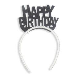 Happy Birthday Eva Taç Siyah - Partici