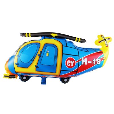 Helikopter Temalı Folyo Balon 73x69cm - 1