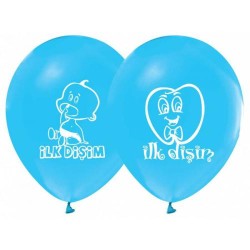 İlk Dişim Erkek Mavi Balon 5'li Paket - 