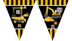 İş Makineleri Üçgen Flama - Partici