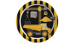 İş Makineleri Karton Tabak 8'li - Partici