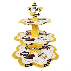 İnşaat Temalı Kek Standı - Partici