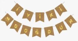 İyi ki Doğdun Kraft Altın Harf Banner - Partici