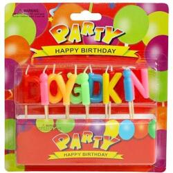 İyi ki Doğdun Renkli Kürdan Mum Seti​ - Partici