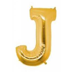 J Harf Folyo Balon Altın 40cm - Partici