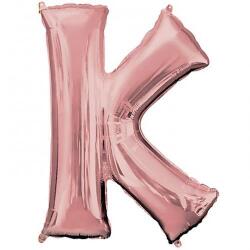 K Harf Folyo Balon Rose Gold 100cm - Partici