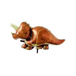 Kahve Rengi Dinazor Folyo Balon 60x110cm - Partici