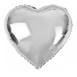 Gümüş Kalp Folyo Balon 60cm - Partici