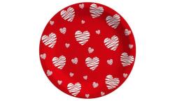 Kalpli Love Karton Tabak 8'li - 