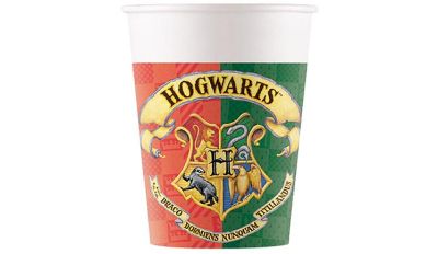 Hogwarts Karton Bardak 8'li - 1