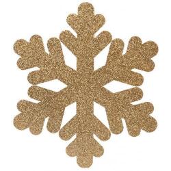 Kar Tanesi Strafor Süs Altın 25cm - Partici