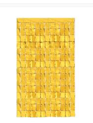 Kare Altın Fon Perdesi - Partici