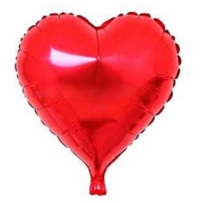 Kırmızı Kalp Folyo Balon 60cm - 1