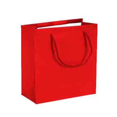 Kırmızı Karton Çanta 11x11cm 50ad. - 1