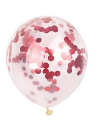 Kırmızı Şeffaf Balon İçi Konfeti - 2