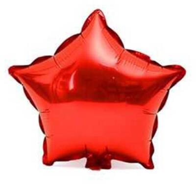 Kırmızı Yıldız Folyo Balon 60cm - 1