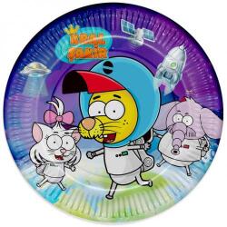 Kral Şakir Uzayda Karton Tabak 8'li - Partici