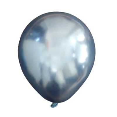 Krom Mini Mavi Dekorasyon Balonu 10'lu - 2
