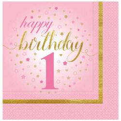 Küçük Yıldızlar 1 Yaş Kız Peçete 20'li - Partici