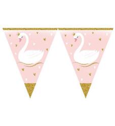 Kuğu Üçgen Bayrak Flama - Partici