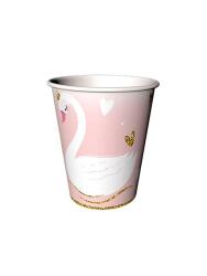 Kuğu Temalı Bardak 8 Adet - 