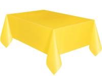 Sarı Plastik Masa Örtüsü 120x180cm - 1