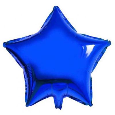 Lacivert Yıldız Folyo Balon 25cm - 1