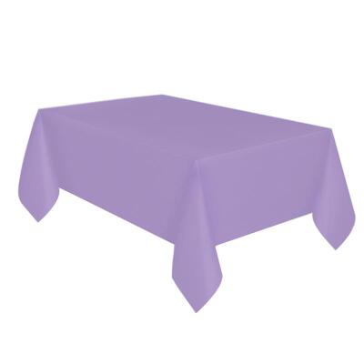 Lila Plastik Masa Örtüsü 137x270cm - 1