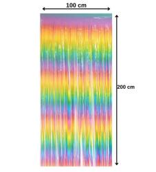 Makaron Gökkuşağı Fon Perdesi - Partici