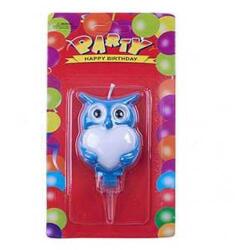 Mavi Baykuş Mum - Partici