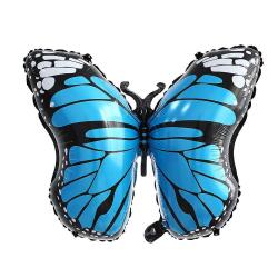 Mavi Kelebek Folyo Balon 28'' - Partici