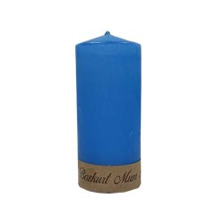 Mavi Kütük Mum 5x12cm - Partici