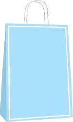 Mavi Makaron Büküm Saplı Kağıt Çanta 25x31cm 25ad. - Partici