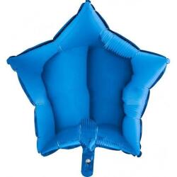 Mini Yıldız Mavi Folyo Balon 10cm - Partici