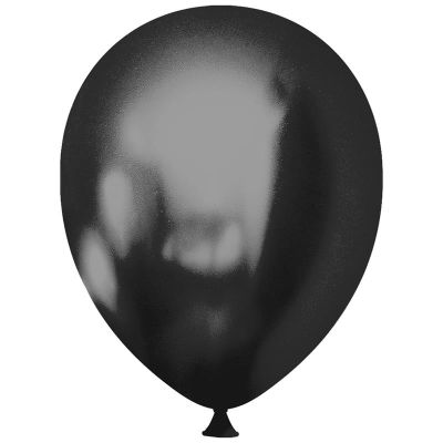 Metalik Siyah Balon 100'lü Paket - 1