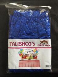 Metalize Parlak Mavi Masa Eteği 70x400cm - Partici